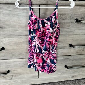 Lilly Pulitzer Pink and Blue Kids One Piece